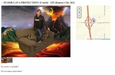 Incredible couch ad promises to protect your family from 'floor lava'