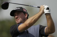 G-Mac's eagle was the highlight on day one of the Golf World Cup