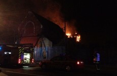 Fire breaks out at derelict church metres from Croke Park