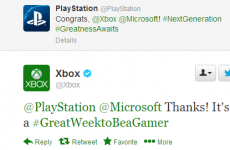 Playstation and Xbox had this cute exchange on Twitter