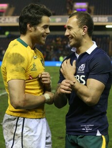 Snapshot: Cousins Cooper and Maitland trade international jerseys