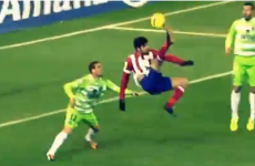 Diego Costa scored a gravity-defying overhead kick last night