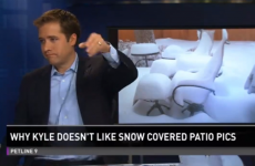 "It's time we had a talk...": Colorado news anchor is sick of viewers' patio snow photos