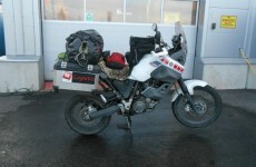 Round-the-world biker has bike stolen in Dublin