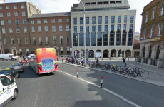 Luas works to allow for right turn from St Stephen's Green onto Merrion Row