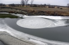 WATCH: Rare spinning ice circle captured by American hunter