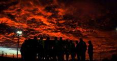 Snapshot: This stunning sky greeted Connacht in Edinburgh