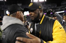 Steelers coach prevents a touchdown by standing in the way on a kickoff