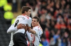 VIDEO: Gerrard smashes Liverpool level against Hull