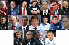 These are the 18 managers sacked so far this season. How many can you name?