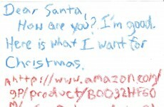 The greatest Santa letter of the year has arrived
