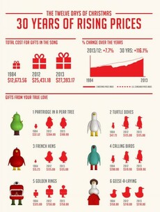 Giving to your true love this Christmas will cost you €20,000 - here's how