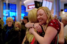 Watch the heartwarming moment a Dublin family are reunited for Christmas