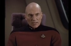 Captain Picard from Star Trek sings Let It Snow
