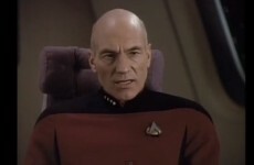 Captain Picard from Star Trek sings Let It Snow
