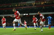 Nicklas Bendtner scored for Arsenal tonight (this is not a drill)