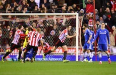 Wave 'em like you just don't care: John O'Shea scored ANOTHER goal tonight