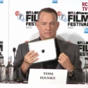 Tom Hanks brilliantly steals an iPad in front of a room of journalists