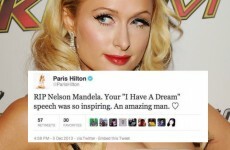 Paris Hilton is not happy about this Nelson Mandela tweet hoax