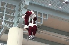 These Santas are really not having a good time of it