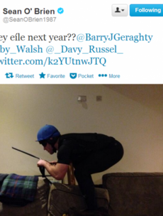 Is Sean O'Brien a jockey at heart? It's the sporting tweets of the week