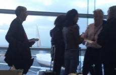 Michael O'Leary takes customer service to a new level by checking boarding passes himself