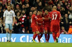 Suarez inspires Liverpool’s victory over Hammers