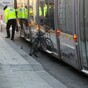 Cyclist taken to hospital after being hit by Luas near Heuston Station