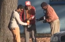 Street magician turns coffee into coins for the homeless