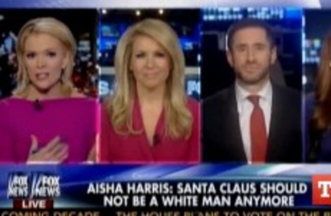 Fox News presenter says it's a "verifiable fact" that Santa is white