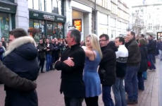 Video: Flash céilí stops shoppers in Dublin centre