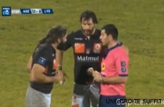 Sebastien Chabal in trouble after this right hook