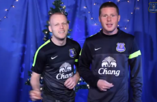 VIDEO: James McCarthy and Everton players sing 'Bring Me Sunshine'