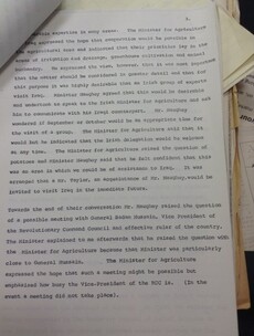 Charles Haughey wanted to meet Saddam Hussein in 1978 - Saddam declined