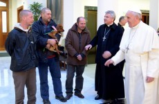 Pope Francis invites homeless people to breakfast for his birthday