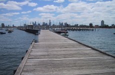 Woman accidentally walks off pier while checking Facebook on her phone