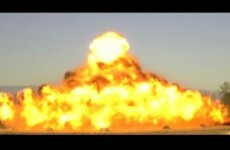Watch this guy build an explosive Christmas tree, then blow it up
