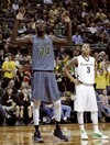 Incredible photo of a 7-foot-6 basketball player guarding a 5-foot-8 point guard