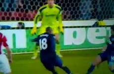 Ashley Young scores an absolute screamer to put Man Utd a goal up at Stoke