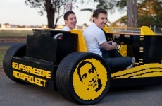 You childhood fantasy just came true... a life size Lego car