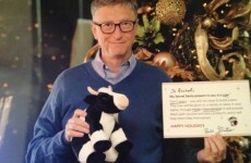 Bill Gates did a Secret Santa with someone on the internet