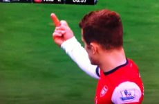 Wilshere handed two-match ban for one-finger salute