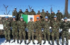 Defence Forces in Golan Heights send messages back home
