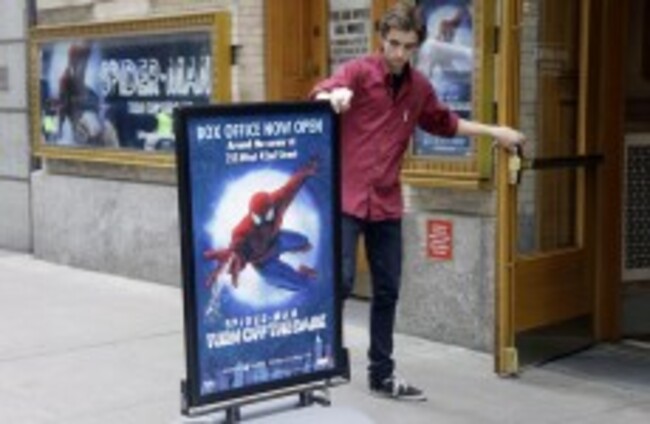 Look out, here comes the Spiderman......but you'll have to wait another month