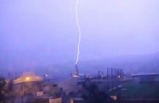 WATCH: Lightning strikes church in Clonmel