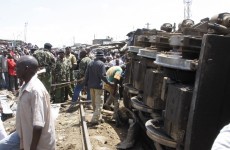 Unknown number trapped after cargo train derailment in Nairobi slum
