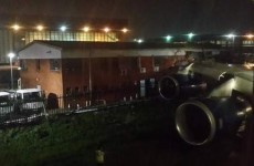 British Airways plane collides into a building at Johannesburg Airport