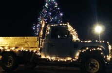 Dublin driver wins Christmas with fully-decorated tree... on his truck