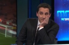 VIDEO: Gary Neville laughs when Carragher suggests Liverpool can win the league