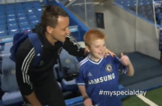 Heartwarming scenes as brave Skerries teenager meets Chelsea heroes